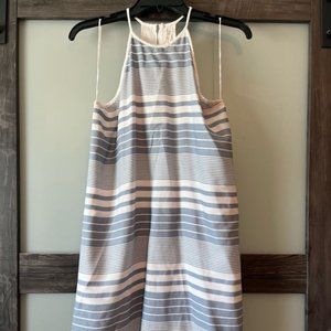 Mustard Seed light blue & white summer dress